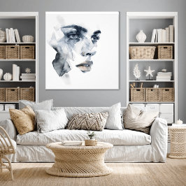 Abstrakter Expressionismus Frauen Portrait Foto