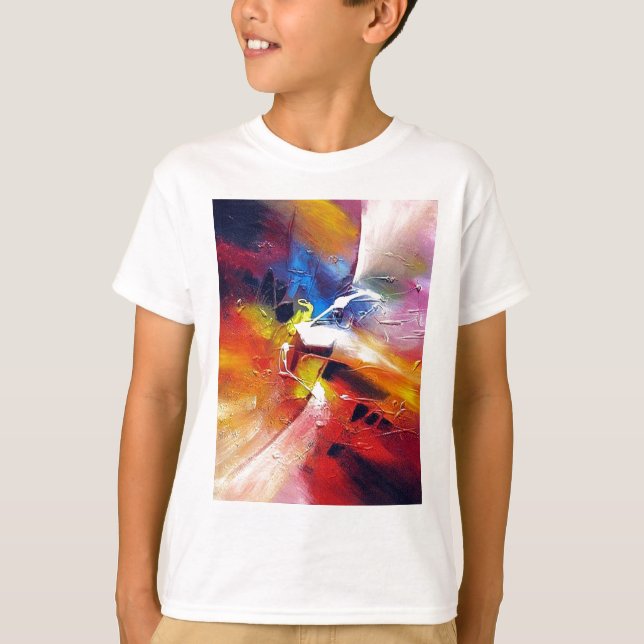 Abstrakter Expressionismus T-Shirt (Vorderseite)