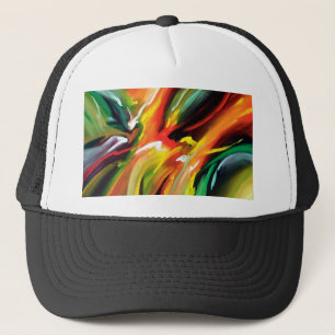Abstrakter Expressionismus Truckerkappe