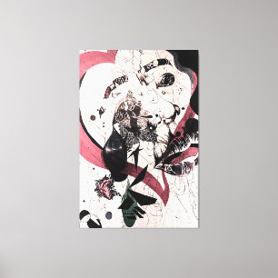 Abstrakter Expressionismus Wall Art: Mixed Media Leinwanddruck