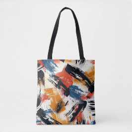 Abstrakter Expressionist Tote Bag | Bold Artistic Tasche