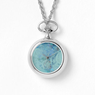 Abstrakter Fall Blue Opal für RAZR Armbanduhr