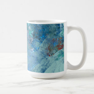 Abstrakter Fall Blue Opal für RAZR Kaffeetasse