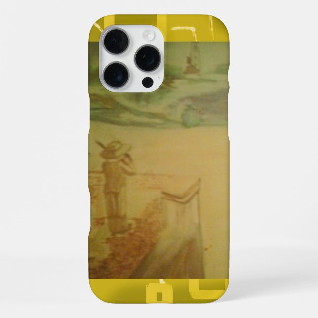 Abstrakter Fall des Konzerts iPhone 16 Pro Max Hülle (Rückseite)