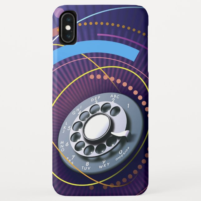 Abstrakter Fall für Rotary Dial Phone Case-Mate iPhone Hülle (Rückseite)