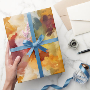 Abstrakter Fall Geschenkpapier