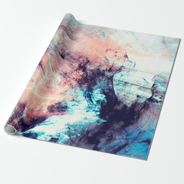 Abstrakter farbdynamischer Hintergrund mit Lichtri Geschenkpapier (Ungerollt)