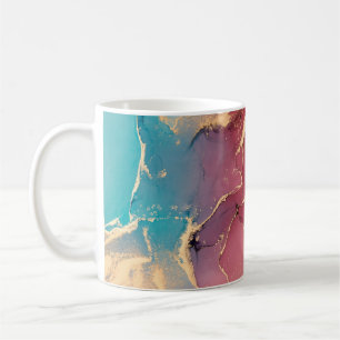 Abstrakter farbenfroher Hintergrund, Wallpaper. Mi Kaffeetasse