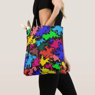 Abstrakter farbenfroher Wirbel /  Tasche