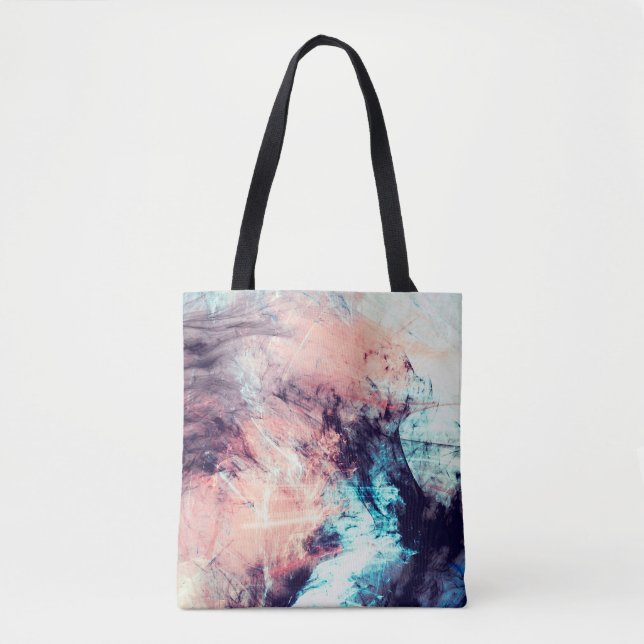 Abstrakter farbiger dynamischer Hintergrund mit Li Tasche (Vorderseite)