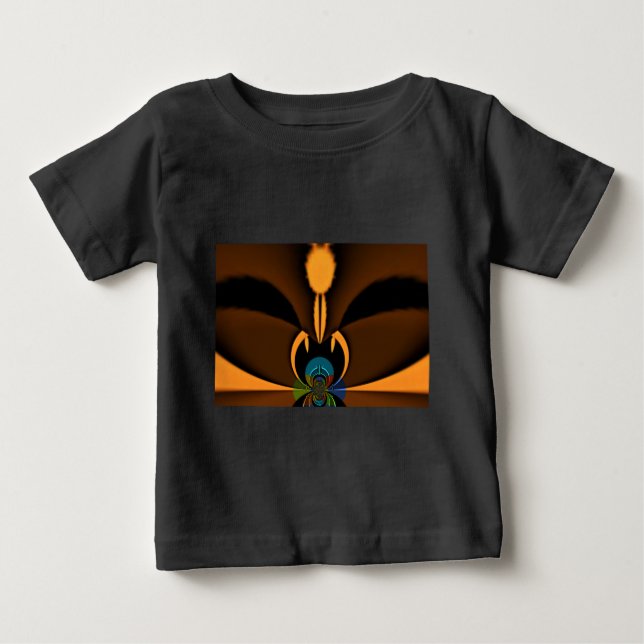 Abstrakter Farbkontrast Baby T-shirt (Vorderseite)