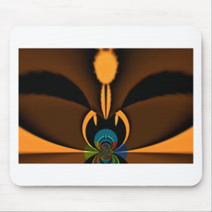 Abstrakter Farbkontrast Mousepad