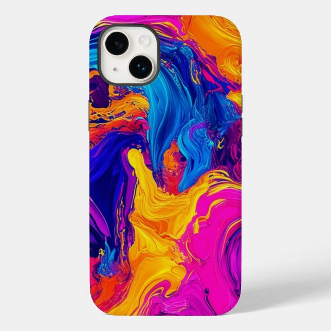 Abstrakter Farbtanz - Gehäuse für iPhone/iPad Case-Mate iPhone 14 Plus Hülle (Rückseite)