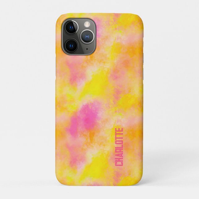 Abstrakter Farbverlauf Leuchtende Freude hinzufüge Case-Mate iPhone Hülle (Rückseite)