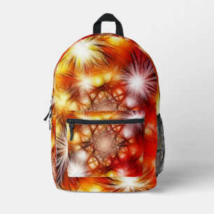Abstrakter Feuerwerk-Sterne-Hintergrund Bedruckter Rucksack