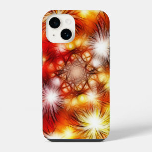 Abstrakter Feuerwerk-Sterne-Hintergrund iPhone 14 Hülle