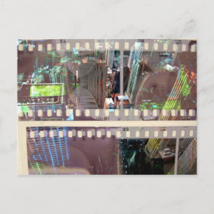 Abstrakter Film 2 Postkarte