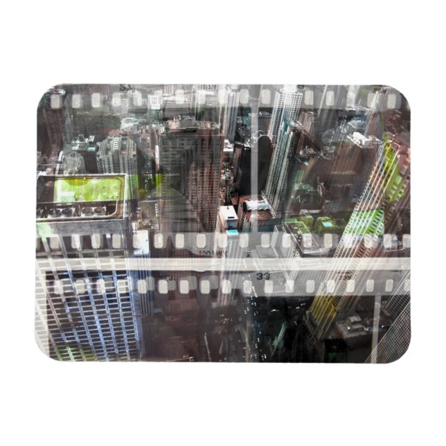 Abstrakter Film Magnet (Horizontal)