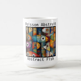 Abstrakter Fisch Kaffeetasse