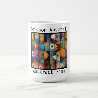 Abstrakter Fisch Kaffeetasse
