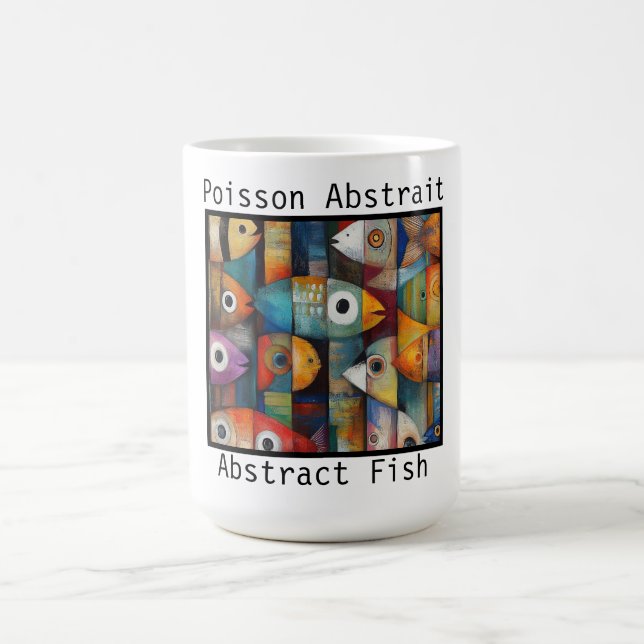 Abstrakter Fisch Kaffeetasse (Mittel)