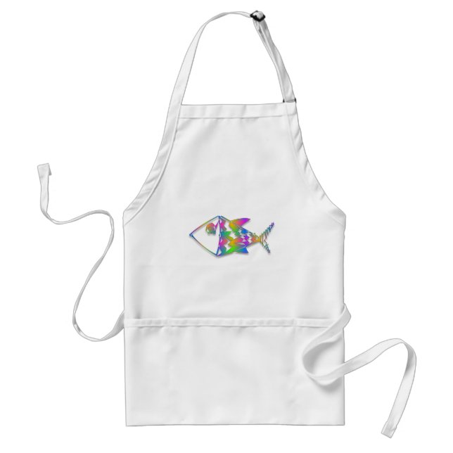 Abstrakter Fisch Schürze (Vorne)