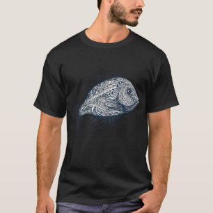 Abstrakter Fisch T-Shirt
