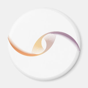 Abstrakter Flug Magnet