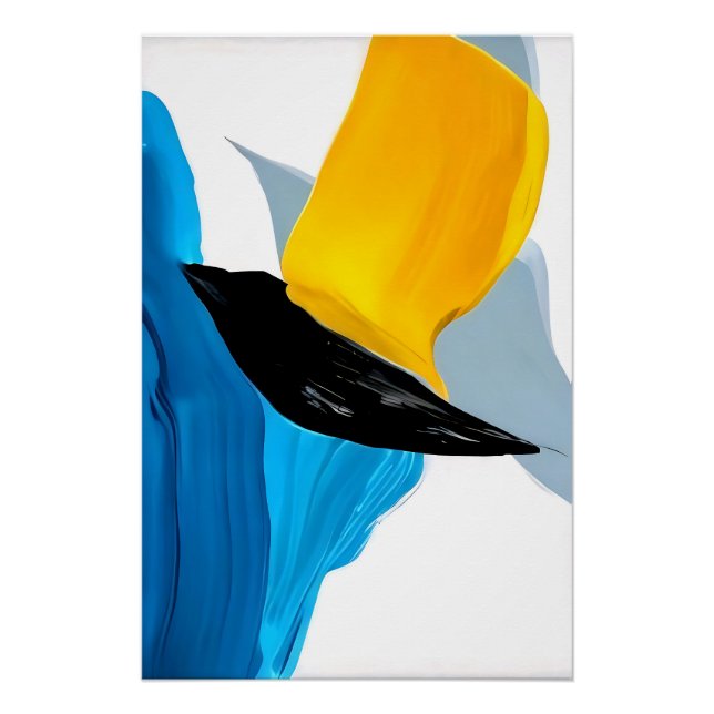 Abstrakter Flug Poster (Vorderseite)