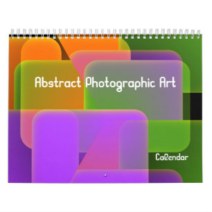 Abstrakter Fotografiekalender Kalender