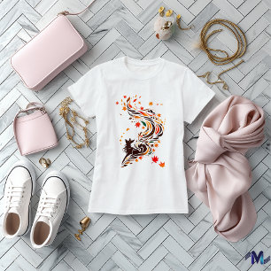 Abstrakter Fox-Kunstentwurf T-Shirt