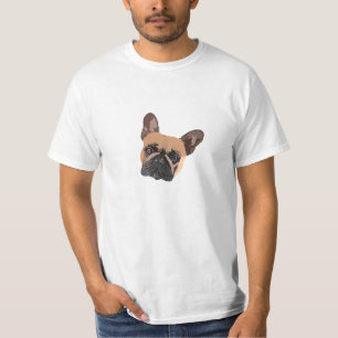 Abstrakter französischer Bulldog Mens T - Shirt