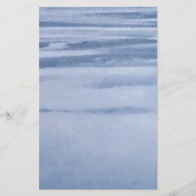 Abstrakter Froschsee Briefpapier (Vorderseite)