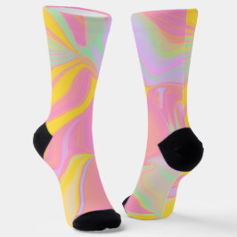 Abstrakter Frühlingssinn Socken