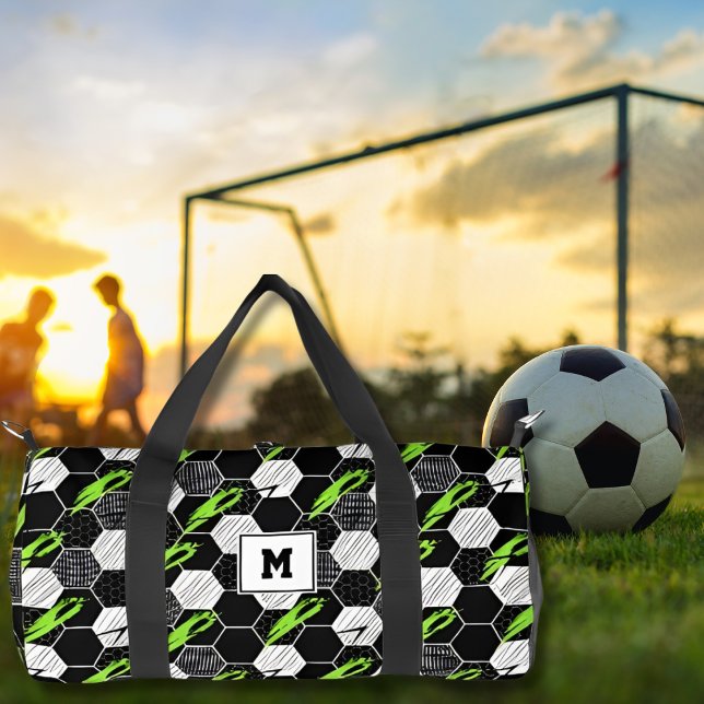 Abstrakter Fußball-Fußball Duffle Bag (Von Creator hochgeladen)