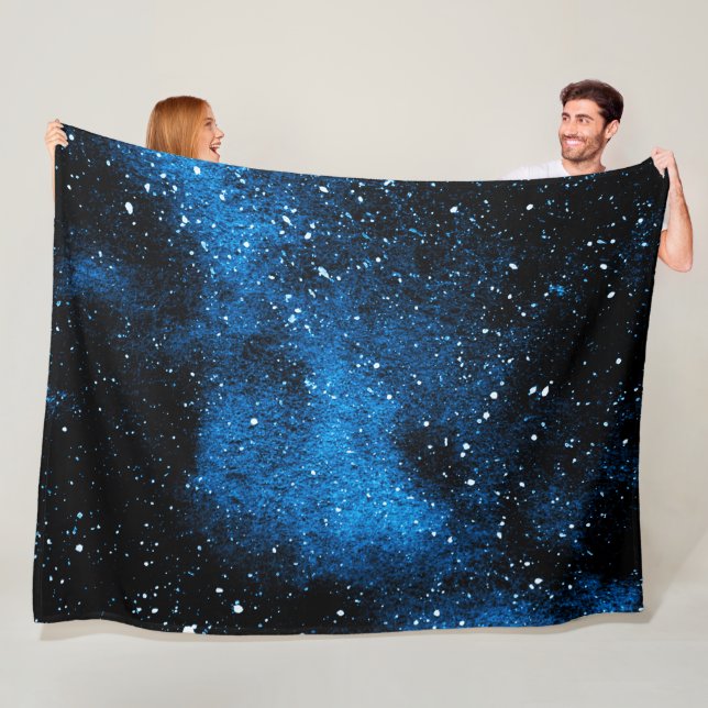 Abstrakter Galaxy Hintergrund Fleecedecke (Beispiel)