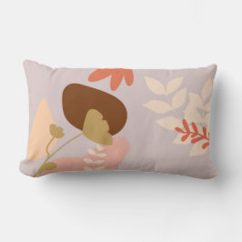 abstrakter Garten Lendenkissen