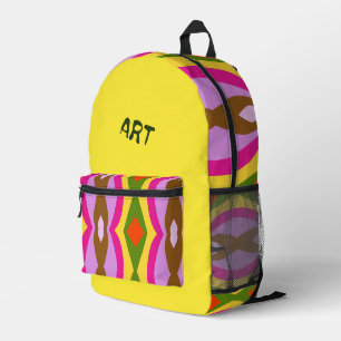 Abstrakter gedruckter Rucksack