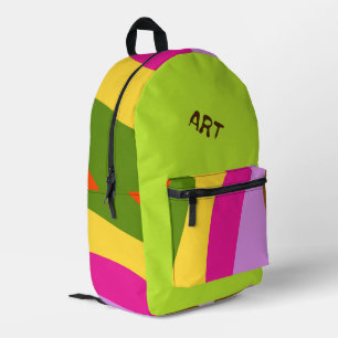 Abstrakter gedruckter Rucksack