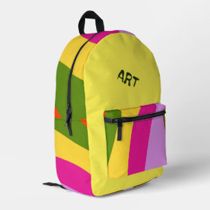 Abstrakter gedruckter Rucksack