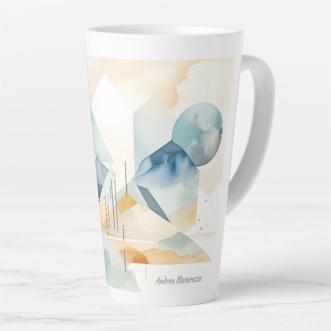 Abstrakter Geist Milchtasse (Rechte Ecke)
