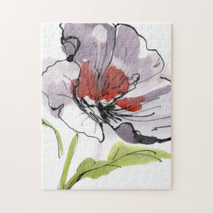 Abstrakter gemalter Blumenhintergrund 3