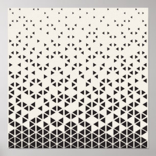 Abstrakter geometrischer Entwurf Poster