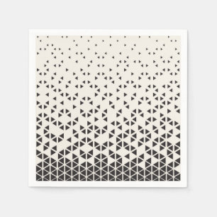 Abstrakter geometrischer Entwurf Serviette