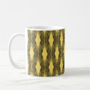 Abstrakter geometrischer Hintergrund. Art Deco ill Kaffeetasse