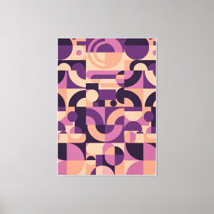 Abstrakter geometrischer Hintergrund Leinwanddruck