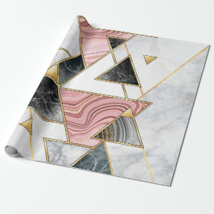 Abstrakter geometrischer Hintergrund. Moderne Marm Geschenkpapier