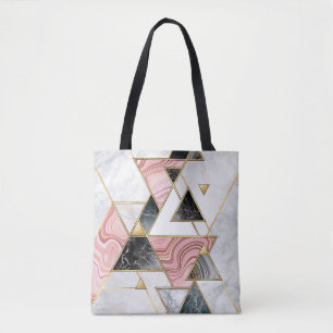 Abstrakter geometrischer Hintergrund. Moderne Marm Tasche