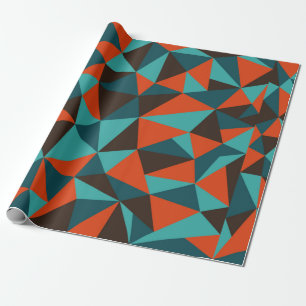 Abstrakter geometrischer Hintergrund nach hinten - Geschenkpapier