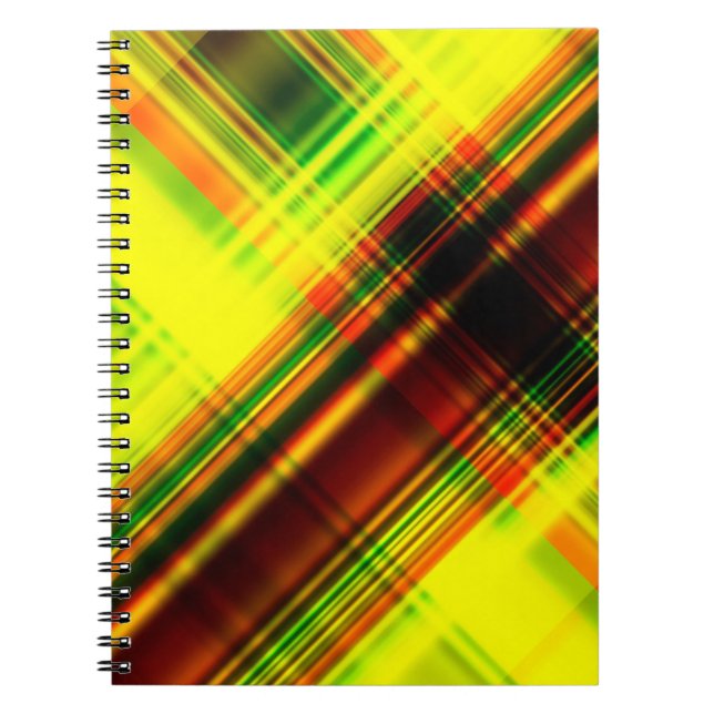 abstrakter geometrischer Hintergrund Notizblock (Vorderseite)